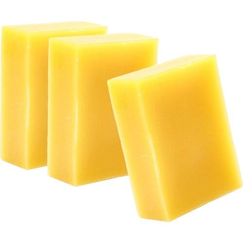 45g Natural Pure Beeswax Wax Block For Wood Furniture Floor Boots Collectable Jewelry Leather Polishing
