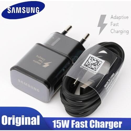 Samsung S10 S8 S9 Plus Fast Charger Power Adapter 9V 1.67A Quick Charge Type C Cable for Galaxy A30 A40 A50 A70 A60 Note 10 8 9