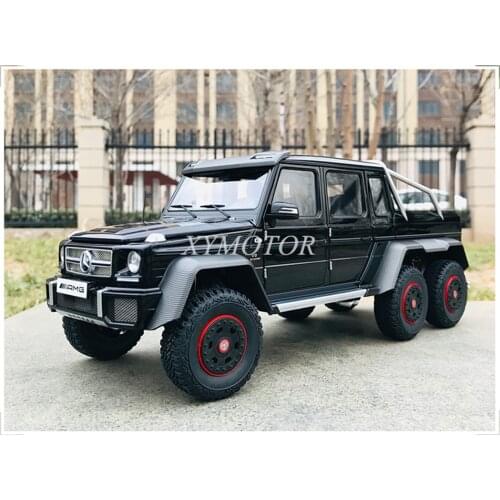 AUTOart 1/18 For Benz AMG G63 6X6 SUV Diecast Car Model Black/Silver/Red/Gray/White/Silt Kids Toys Girls Collection Display