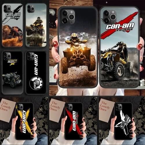 Can Am Team Phone Case Cover Hull For iphone 5 5s se 2 6 6s 7 8 12 mini plus X XS XR 11 PRO MAX black 3D cell cover pretty