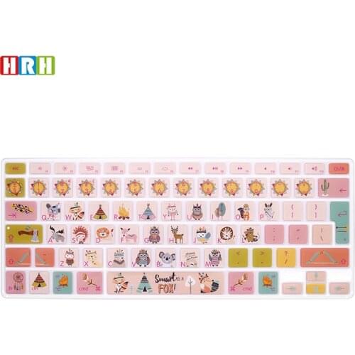 HRH Painted design Silicone Keyboard Cover laptop skin Custom Protector for Macbook Air Pro 13 15 Retina thin EU Version