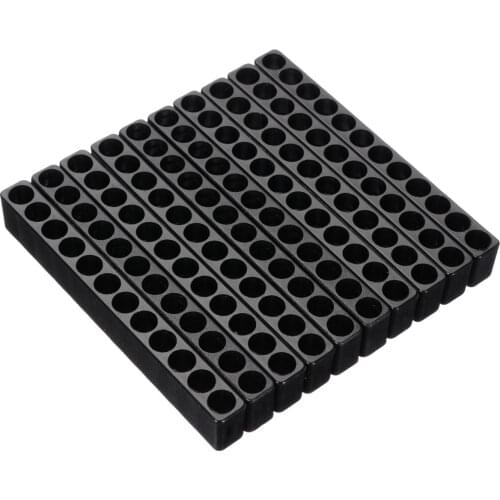 10pcs/set Screwdriver Bit Stand Screwdriver Head Storage Holder Drill Bit Holder for Six Angle 6.35mm Handle Hand Tool 12 Holes