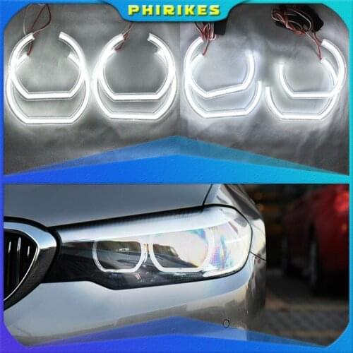 For BMW 3 Series E90 E92 E93 M3 Coupe and cabriolet 2007-2013 Car styling High Quality DTM Style White Crystal LED angel eyes