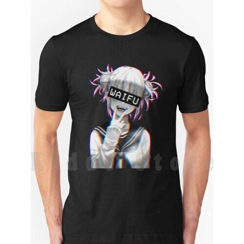 Toga Waifu T Shirt Print For Men Cotton New Cool Tee Himiko Toga Toga Touga Villains Villain Hero Academia Boku No My Academy