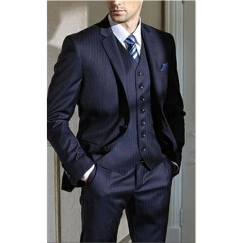 Custom Made Burgundy Casual Men Suit Slim Fit Groom Groomsman Blazer Tuxedos Terno Masculino Best Man Dress Mens Suits 3-piece