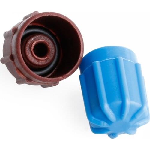 A/C Valve Cap Air conditioning valve core set Dust Cover Auto R134a Refrigerant Valve Useful
