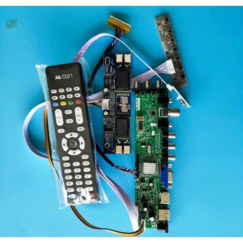 Kit for LM201WE3-TLL2/LM201WE3-TLF5 4 CCFL 1680X1050 remote DVB-T Digital LCD Panel HDMI VGA Controller 30pin board AV TV USB
