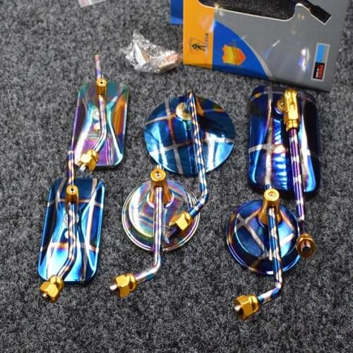 Refitting Titanium Burning Rearview Mirrors for Niu N1 N1s Nqi Universal