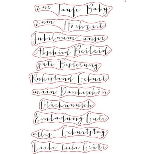 German Transparent Clear Silicone Stamp/seal for DIY Scrapbooking/ Album Decorative Clear Stamp Sheets A901