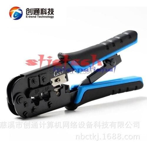 By dhl or ems 100pcs High quality Netwrok Cable Lug Crimper RJ45 RJ11 RJ12 RJ22 TL-N5684R Crimping Tool Plier Crimper