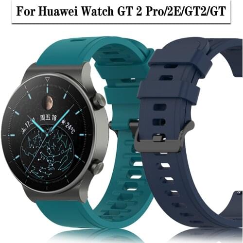 For Huawei Watch GT 2 Pro Strap Quick Release Silicone Watchbands For Huawei GT 2E GT 2 Universal 20mm 22mm Watch Band Bracelet