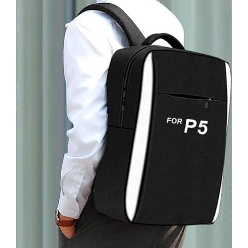 Travel Carrying Backpack Bag Shoulder Bag Case Box for PS5 Game Accessories