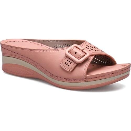 Slippers Women Shoes Casual Platform Sandals Female Slides Comfort Flats Plus Size Cross Summer 2021 Beach Ladies Slippers