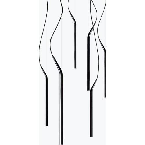 Modern glass ball iron chandeliers ceiling chandelier ceiling hanging lamp design lamp led wall moon lamp luzes de teto bedroom