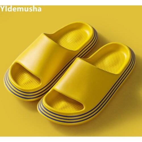 2021 Summer Men Casual Slippers Home Outdoor Yellow Blue Shoes House Beach Outside Slipers Slipper Sleepers Soft Men’s Shoes