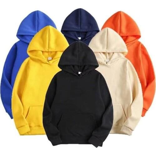 Womans Hoodies Sweatshirts Solid 10Colors Korean Female Hooded Pullovers 2021 Polyester Oversized Winter Clothes Hoodies Women