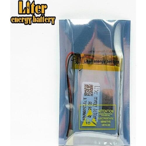 1/2/4pcs 3.7V 1500mAh 504050 Lithium Polymer LiPo Rechargeable Battery For Mp3 Mp4 GPS PAD DVD DIY E-book bluetooth