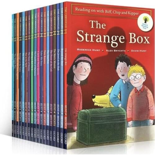 1 set=18pcs level 10-12 Oxford reading tree English graded reading picture books,childrens chapter novels English learning book