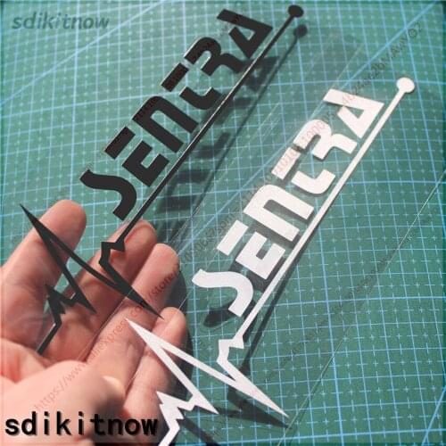 1pc New Heart Car Decal Sticker Styling Windows Door Decoration For Nissan Sentra 2013 2014 2015 2016 2017 2018 accessories