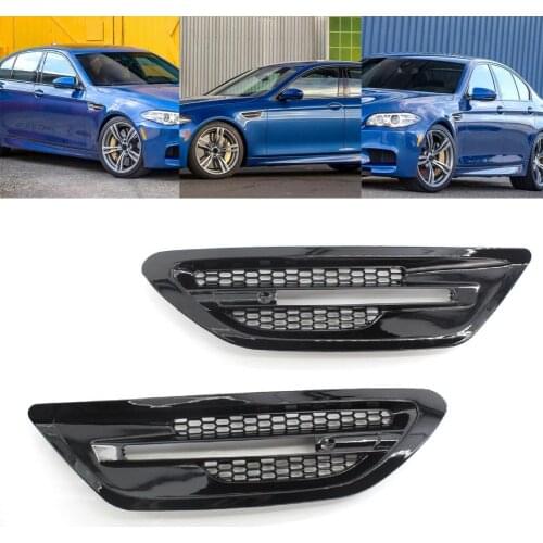 Premium 2Pcs Sturdy Replacement Side Wing Air Vent Hood High Durability Side Vent Trim Colorfast
