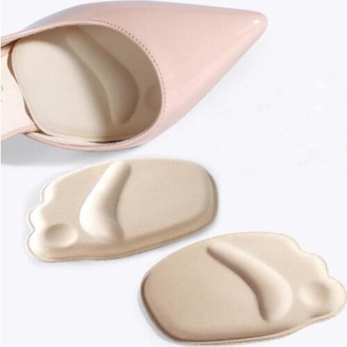 2Pcs Sponge Forefoot Insole Shoes Pads High Heel Soft Orthopedic Insole Anti-Slip Foot Protection Foot Cushions Pain Relief