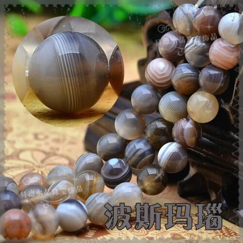 2018 Top Fashion Bileklik Pulseira Masculina Bracelet Natural Agate Persian Sardonyx Beads Wholesale Semi-finished Products