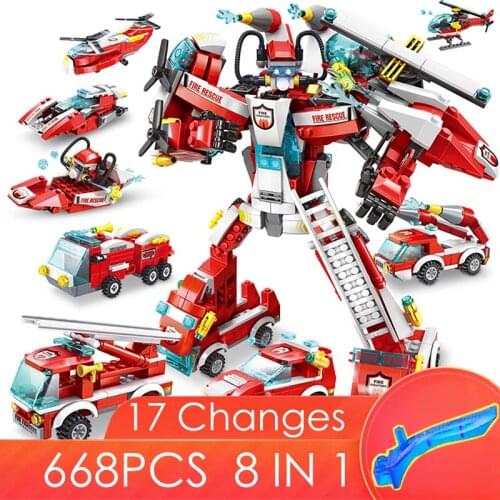 2020 Blocks Robot Building Blocks Toys Boy Educational Compatible INGlys Children Model Bricks Birthday Gift Good Quility