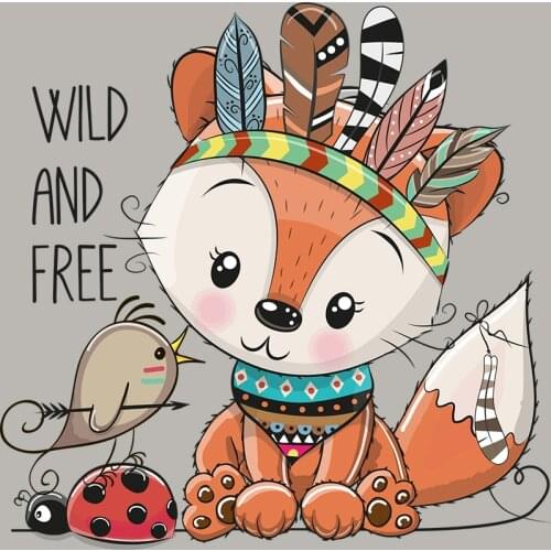 Free Animals Thermal Patch Appliqued Tops Diy Vinyl Fashion Heat Transfer Patches Washable Diy Clothes Stickers