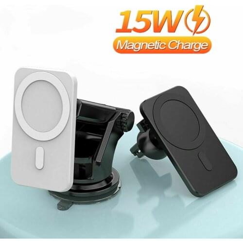 15W Wireless Charger Car Phone Holder Spin Vent Smart Induction Quick Charge Sensor For iPhone 12 Pro Max Xiaomi 11 Huawei P40