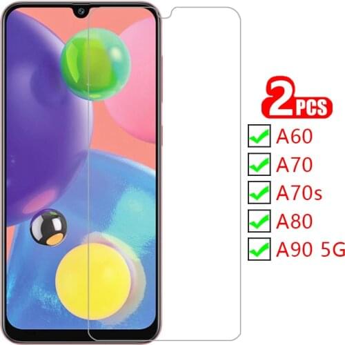 Case for samsung a70s a70 a80 a60 a90 5g cover screen protector tempered glass on galaxy a 60 70 s 80 90 protective phone coque