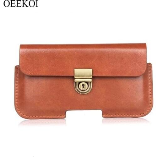 OEEKOI PU Leather Belt Clip Pouch Cover Case for Prestigio Wize O3/Wize F3/Grace X3/Muze A3/Grace X5/Wize A3