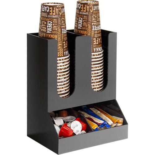 Black Acrylic Nespresso Coffee Pod Holder Rack Storage Stand For Capsule Business Coffeeware Cup Shelf Gifts