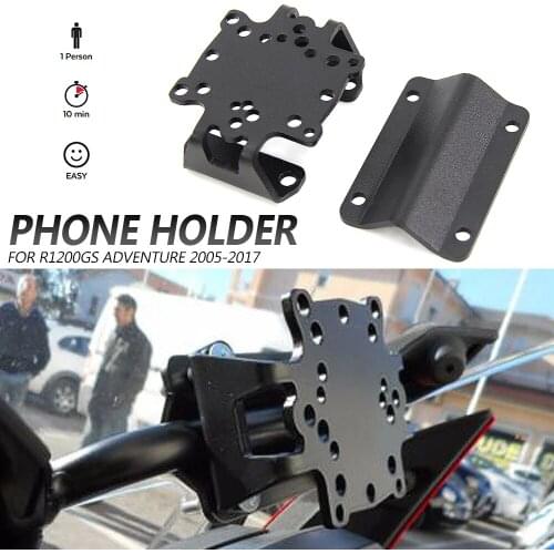 Motorcycle GPS Phone Navigatio Bracket Holder Support For BMW R 1200 GS R1200GS R1200 Adventure 2005-2012