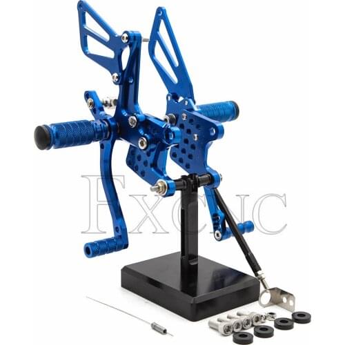 For Suzuki GSXR600/750 1996-2005 GSXR1000 2000-2004 GSXR 600 750 1000 K1 K2 Motorcycle Rearset Footrest Footpeg Foot Peg Pedal