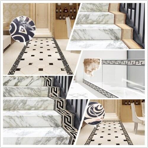 Creative Skirting Line Wallpaper Living Room Decoration Wall Stickers Home Decor Bedroom Kitchen Sticker Bathroom Waterproof PVC