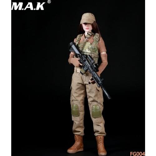 1/6 Scale Female Clothes FG004 Military Combat Clothing Suits Custom 12 '' Body Action Figures (without body and head)
