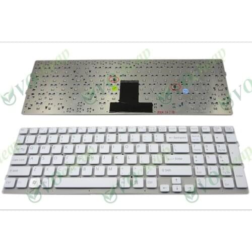 New Laptop keyboard for Sony VPC-EB VPC EB EB11 EB12 EB15 Series (without Frame) White US Version - 148793221 MP-09L23US-8861