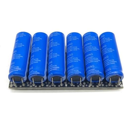 Single Row 16V 1.6F Farad Capacitor Module 2.7V 10F Super Ultracapacitor Car Backup Power Supply with Protection Board W3JB