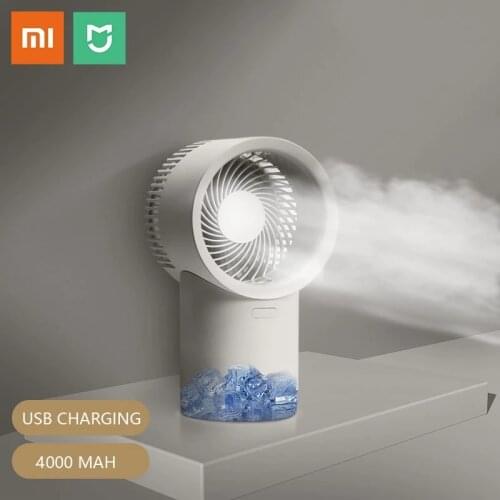 Xiaomi Mijia official Fan 3Life Spray Usb Charging Mini Wireless Humidifier Mute Dormitory Portable Cooling Fan Air Cooler