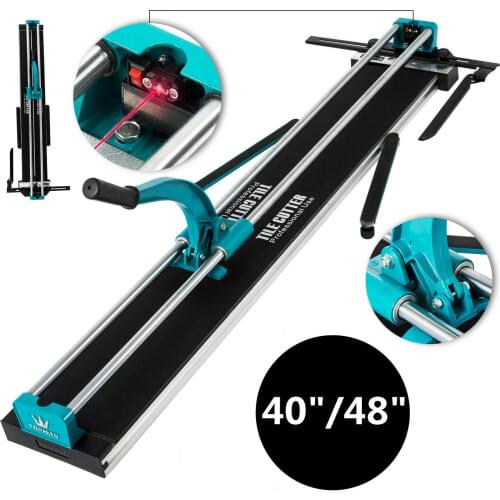VEVOR Tile Cutter 35mm-1200mm Manual Tile Cutter Ceramic Cutter with Stand Laser Tile Cutting Machine