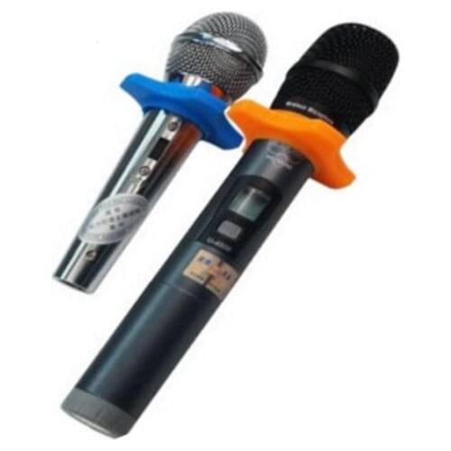 Anti Slip Microphone Protection Soft Silicone Skid Proof Mic Anti-slip Base Non-skid Rolling KTV Replacement Mic parts