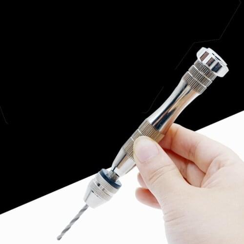 Manual Punching Holes Tool Leather Handcraft Drilling Tools Practical DIY Drill Bits Tool Fits For Drilling Bits 0.3-3mm