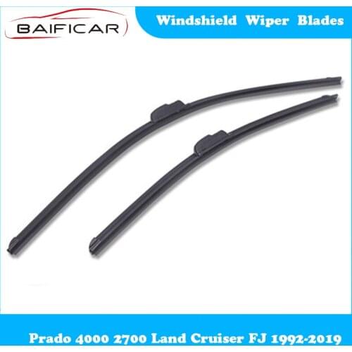 Baificar Brand New Genuine Boneless Wiper Windshield Wiper Blades for Prado 4000 2700 Land Cruiser FJ 1992-2019