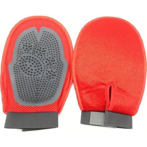 Silicone Dog Pet brush Glove Deshedding Gentle Efficient Pet Grooming Glove Dog Bath Cat Cleaning Supplies Pet Glove Dog Combs