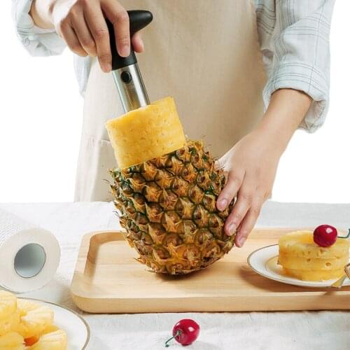 1Pcs Stainless Steel Easy to use Pineapple Peeler Accessories Pineapple Slicers Fruit Knife Kitchen Tools