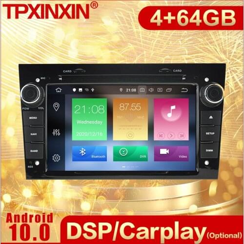 2 Din Carplay Android Radio Receiver Multimedia For Opel Astra H Zafira Vectra Vivaro Tigra Corsa C Carro GPS Recorder Head Unit