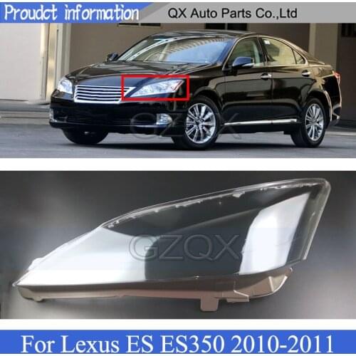 CAPQX Front bumper headlight Cover Car Lampshade For Lexus ES ES350 2010-2011 head lamp CVOER Case