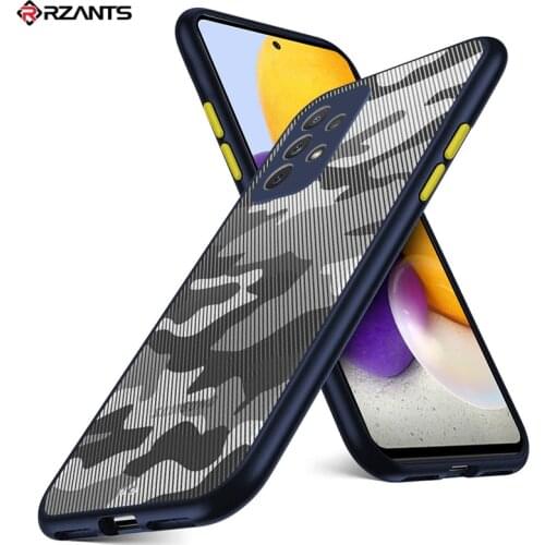 Rzants For Samsung Galaxy A52 A72 A32 4G 5G Case Soft Casing [Camouflage] Ultra Slim Thin Matte Touch Anti fingerprintCover