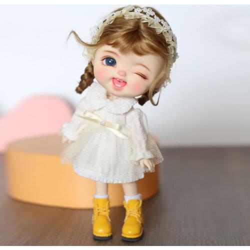 STO Doll 1/12 1/8bjd doll head OB11 lovely Eggs dolls contain doll wig clothes ob11 body shoes doll accessories