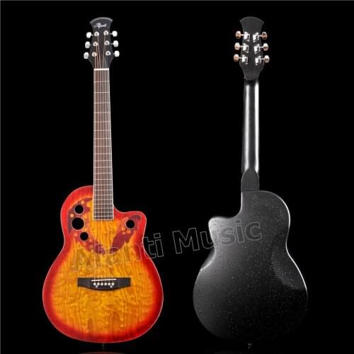 HOT! Super Roundback/ Carbon Fiber Back & Side Acoustic guitar (ANT-126)